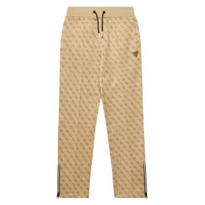 Zdjęcie Guess Spodnie dresowe L4YQ18 FL04Q Beżowy Regular Fit