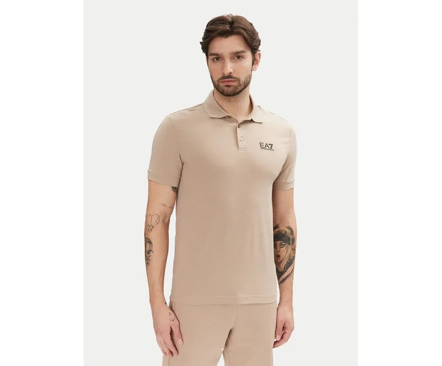 obrazek 1 EA7 Emporio Armani Polo 8NPF14 PJVQZ U6155 Beżowy Regular Fit