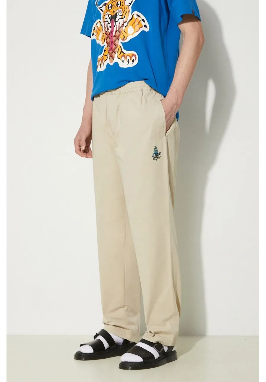 obrazek 1 ICECREAM spodnie bawełniane Skate Pant kolor beżowy proste ICC003