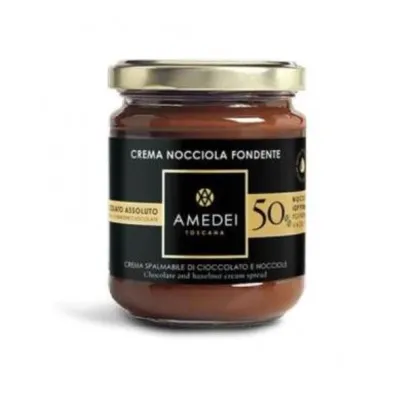 Zdjęcie Włoski krem czekoladowy Amedei z kakao i orzechami, 200g