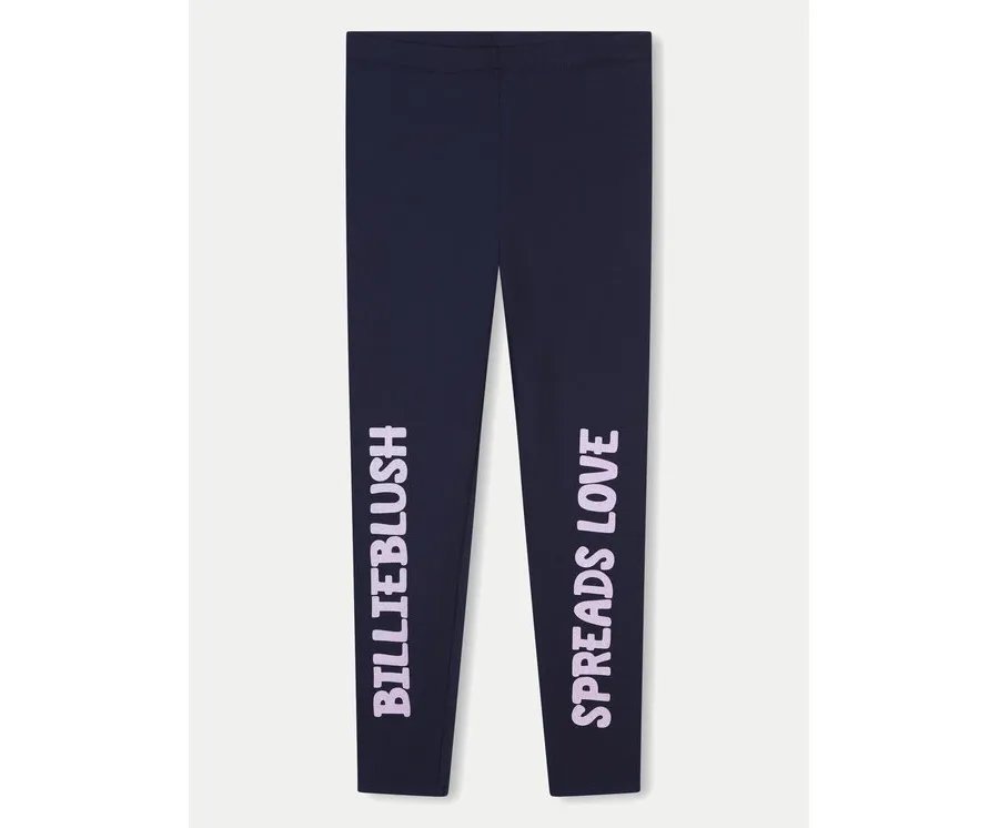 obrazek 1 Billieblush Legginsy U20480 Granatowy Slim Fit
