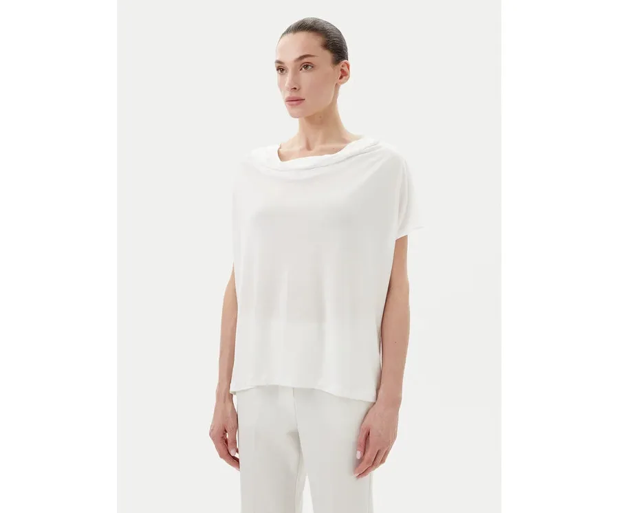 obrazek 1 Bruuns Bazaar Bluzka Ginae BBW4362 Biały Regular Fit