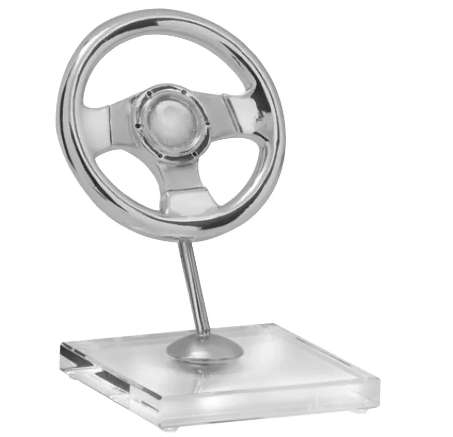 picture 1 Silver-plated figurine with a steering wheel - Astra Argenti