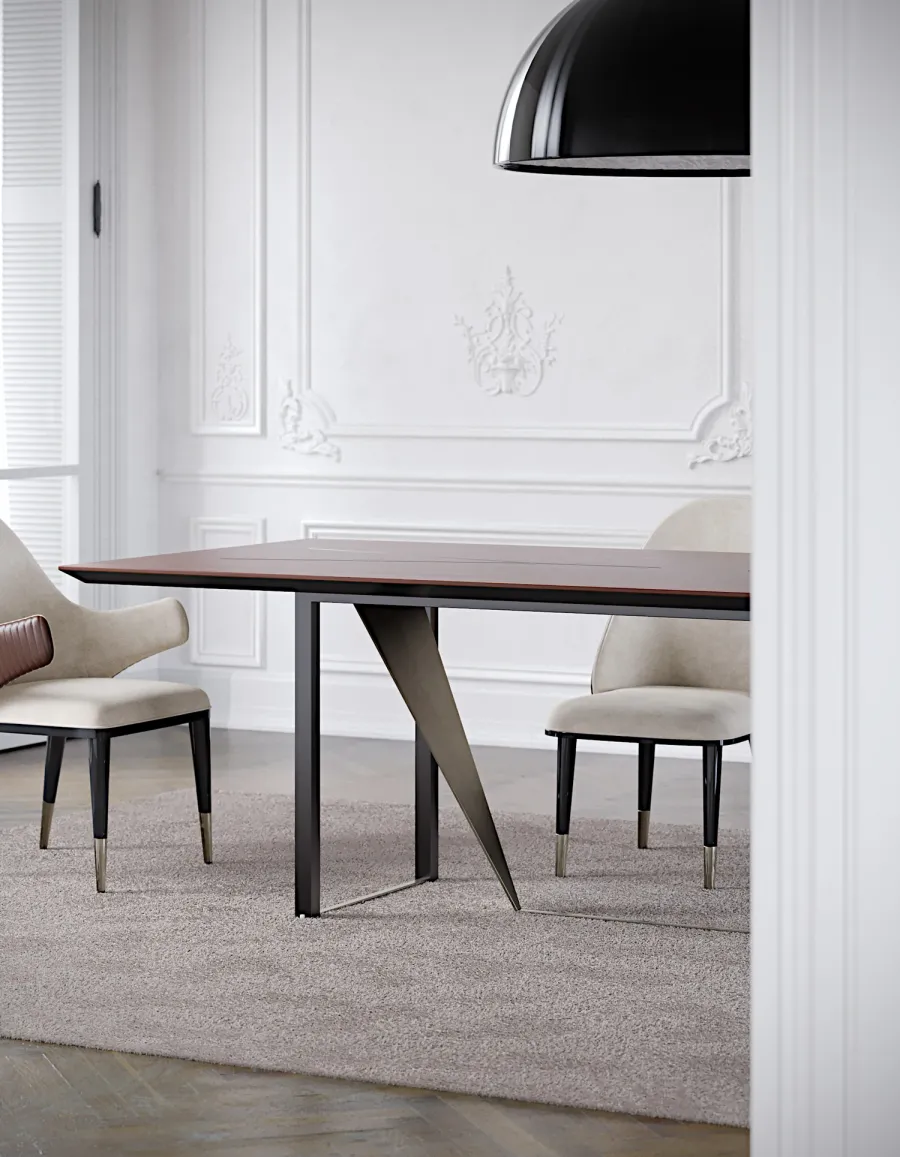 obrazek 5 Eleganckie modernistyczne krzesło do jadalni - prosto z Włoch