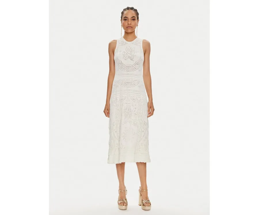 obrazek 1 TWINSET Sukienka letnia 241TT3160 Biały Slim Fit