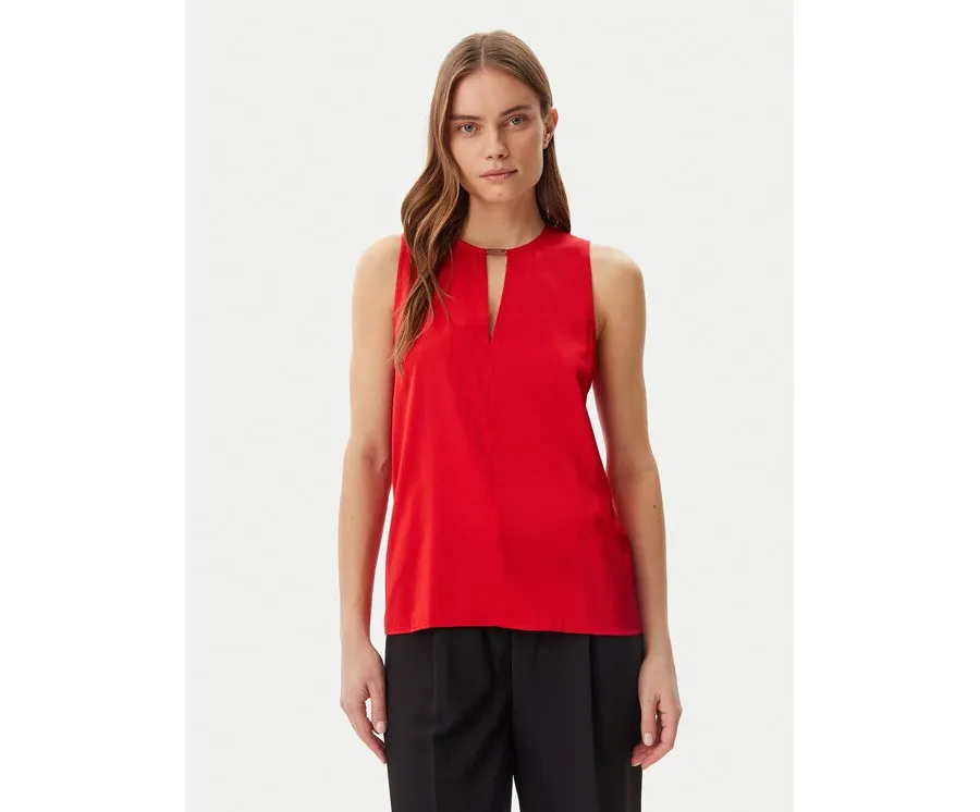 obrazek 1 Calvin Klein Top K20K208190 Czerwony Regular Fit