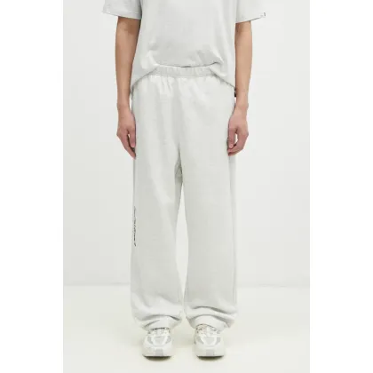 Zdjęcie AAPE spodnie dresowe Aape Now kolor szary melanżowe AAPPTMB625XAN