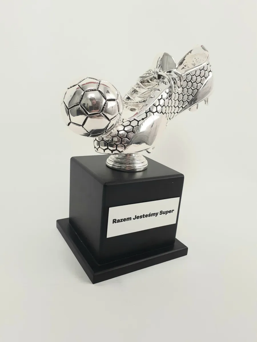 picture 8 Statuette in the shape of sports footwear with a ball - Astra Argenti