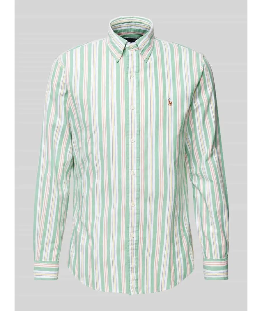 obrazek 1 Koszula casualowa o kroju custom fit z kołnierzykiem typu button down