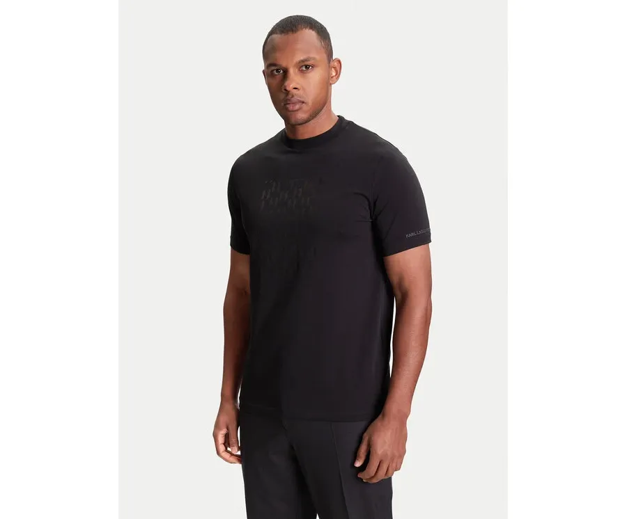 obrazek 1 KARL LAGERFELD T-Shirt 755037 553235 Czarny Regular Fit