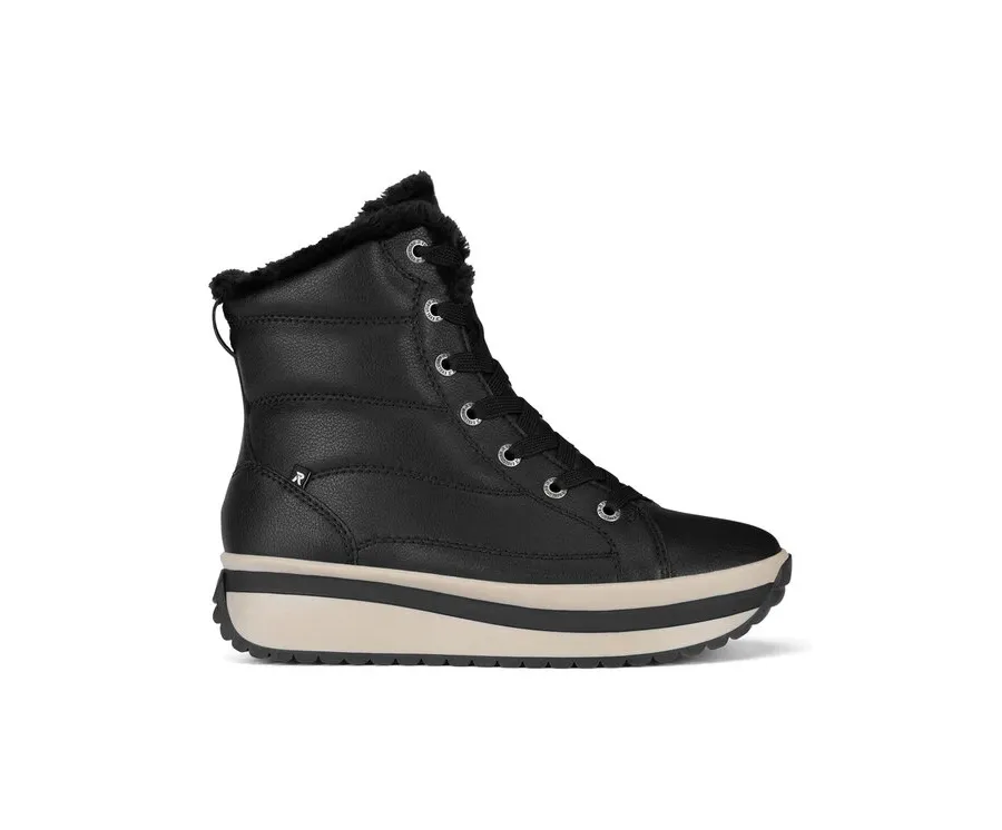 obrazek 1 Rieker Revolution Lifestyle Botki W0963-01 Czarny