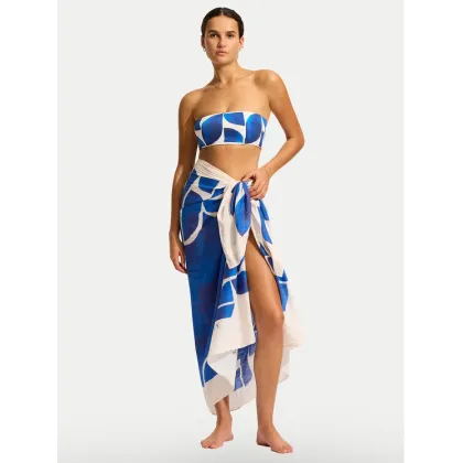 Zdjęcie Seafolly Pareo 55454-SG Niebieski