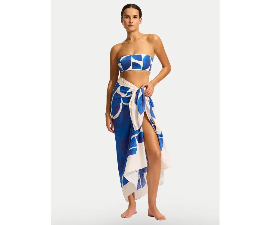 obrazek 1 Seafolly Pareo 55454-SG Niebieski