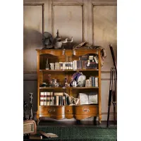 Picture Classic bookcase with 2 shelves and 3 drawers from Italy - Stella del Mobile