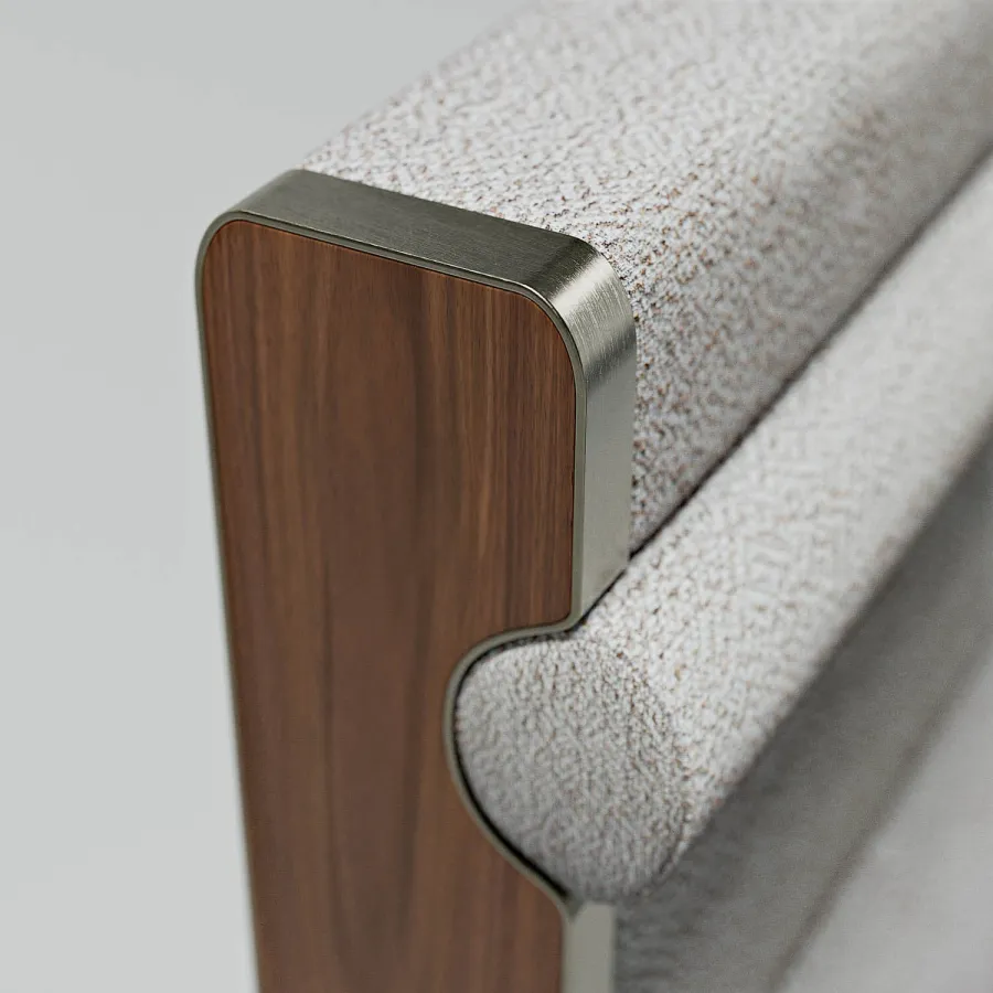 obrazek 11 Stylowe modernistyczne łóżko do sypialni - prosto z Włoch