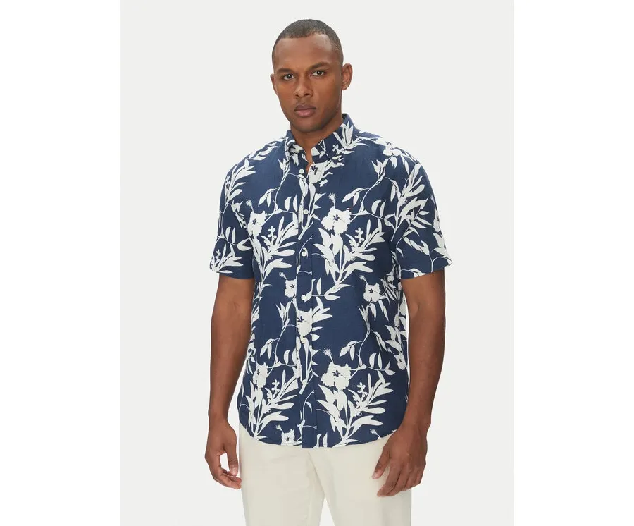 obrazek 1 Tommy Hilfiger Koszula Tropical MW0MW38586 Granatowy Regular Fit