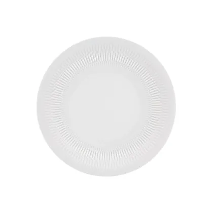 Zdjęcie Biały talerz obiadowy Utopia z bogatym rzeźbiarskim zdobieniem - Vista Alegre