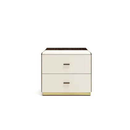 Zdjęcie Elegancka włoska szafka nocna w stylu modernistycznym - do sypialni