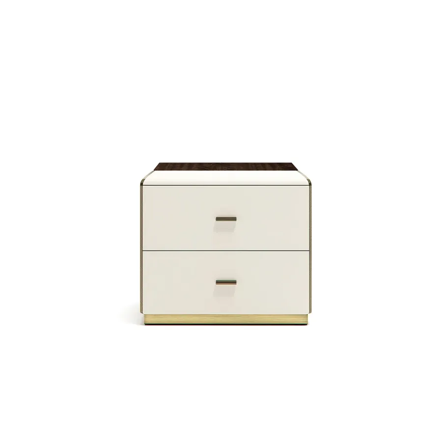 obrazek 1 Elegancka włoska szafka nocna w stylu modernistycznym - do sypialni