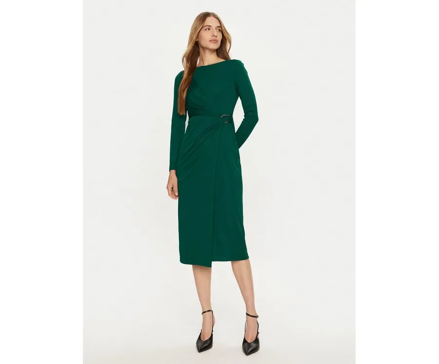 obrazek 1 LAUREN RALPH LAUREN Sukienka koktajlowa 253919794004 Zielony Slim Fit