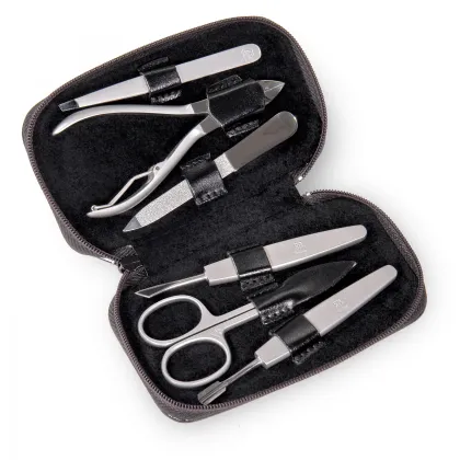 Zdjęcie Komplet do manicure w skórzanym futerale