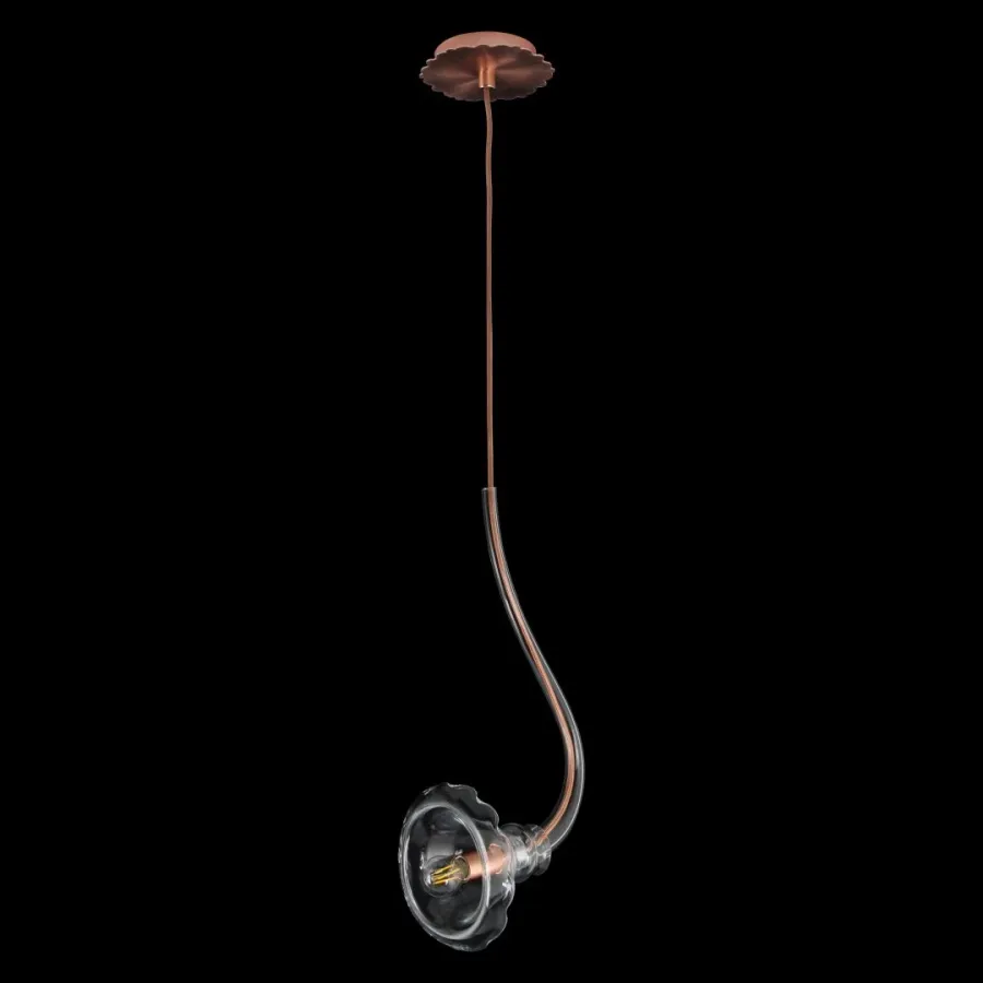 obrazek 8 Wyjątkowa włoska lampa wisząca wykonana ręcznie ze szkła murano