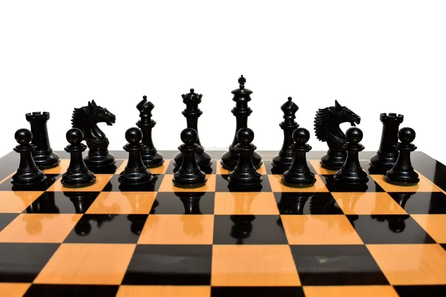 obrazek 4 Prestiżowy zestaw szachów Rudra z dwoma dodatkowymi królowymi - The Chess Empire