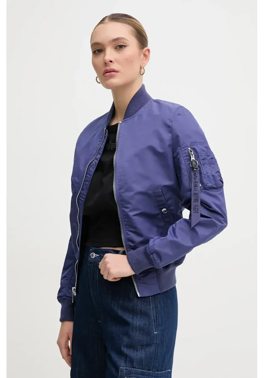 obrazek 1 Alpha Industries kurtka bomber MA-1 VF LW damski kolor fioletowy przejściowa