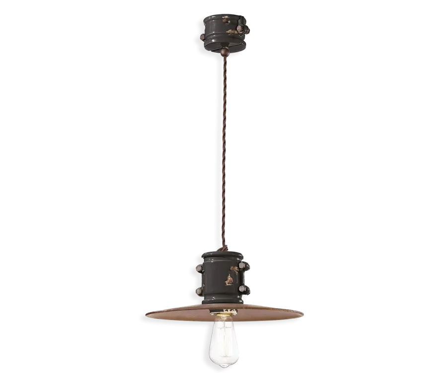 obrazek 4 Duża lampa wisząca Urban w stylu retro z Włoch