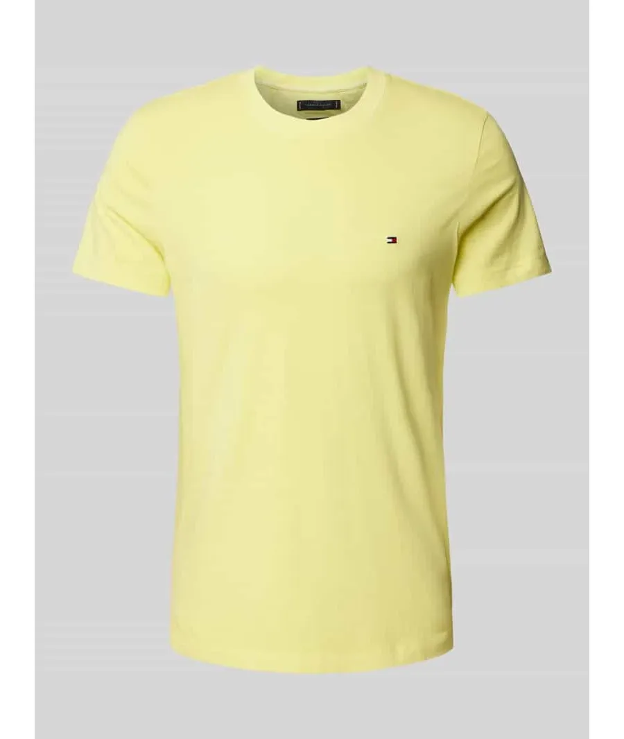 obrazek 1 T-shirt o kroju slim fit z wyhaftowanym logo model ‘GARMENT’