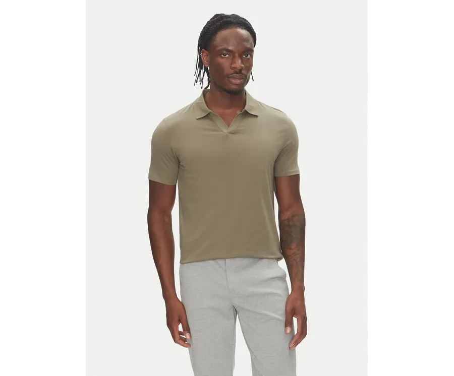 obrazek 1 Lindbergh Polo 30-404036 Khaki Slim Fit