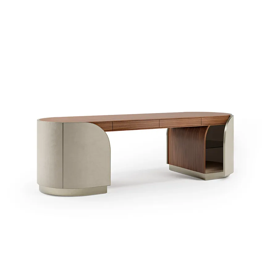 obrazek 6 Eleganckie włoskie biurko w stylu modernistycznym - do gabinetu lub biura