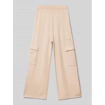 Zdjęcie Spodnie cargo z mieszanki wiskozy z elastycznym pasem