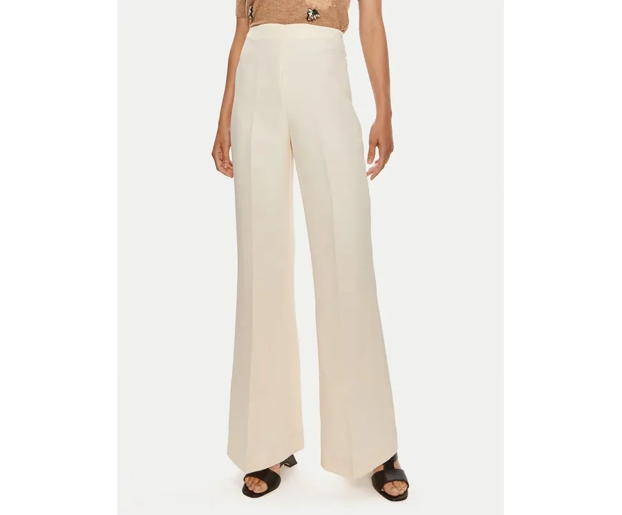 obrazek 1 TWINSET Spodnie materiałowe 241TT2104 Beżowy Wide Leg