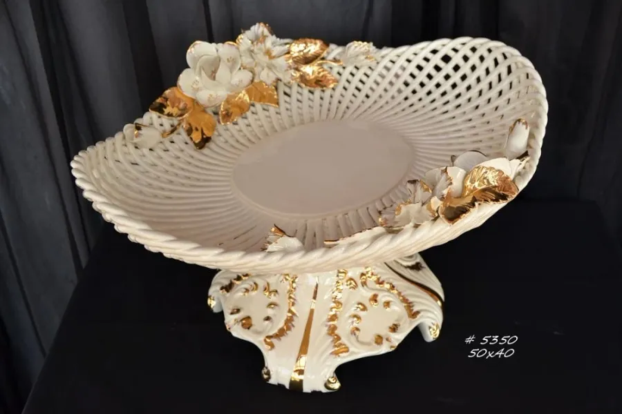 obrazek 1 Gustowna patera ceramiczna ze zdobieniami