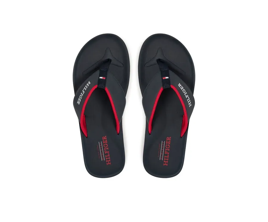 obrazek 1 Tommy Hilfiger Japonki Padded Comfort Hilfiger B Sandal FM0FM05440 Granatowy