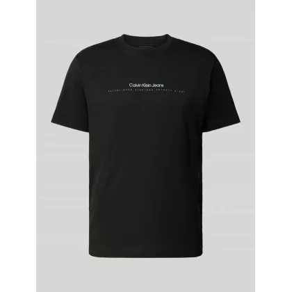 Zdjęcie Calvin Klein Jeans T-Shirt Minimal Logo J30J327075 Czarny Regular Fit