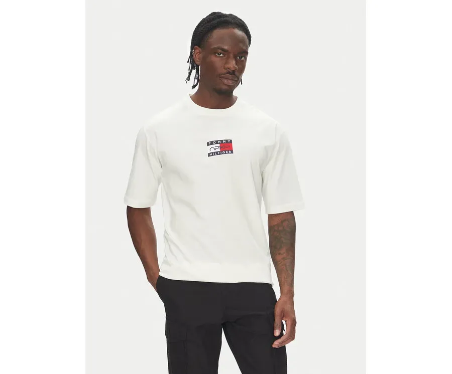 obrazek 1 Tommy Hilfiger T-Shirt F1 Movie MW0MW41391 Biały Regular Fit