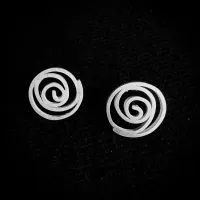 Zdjęcie Eleganckie kolczyki matowe różowe - wyjątkowy prezent z okazji rocznicy