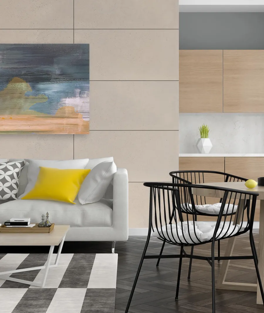 obrazek 1 100x50 cm DS - (cappuccino) - płyta beton architektoniczny ultralekka