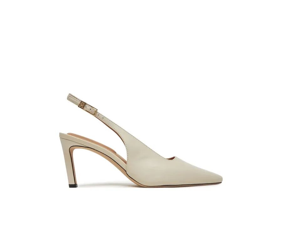 obrazek 1 Tommy Hilfiger Sandały Squared Toe FW0FW08636 Beżowy