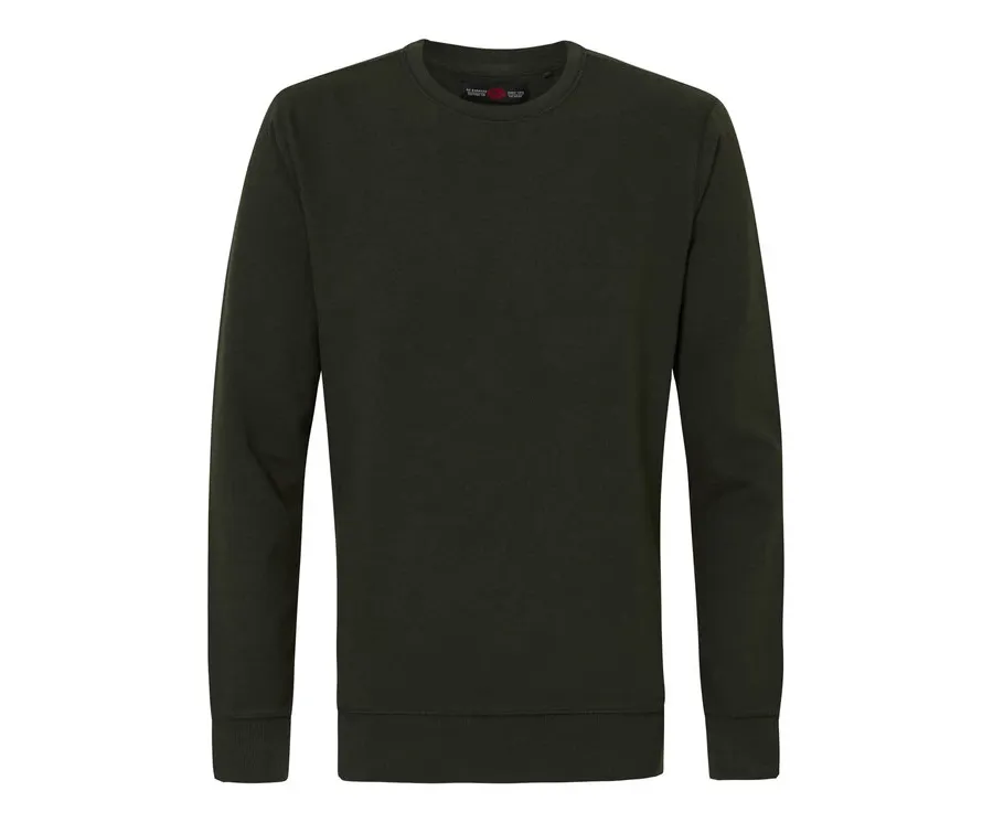 obrazek 1 Petrol Industries Bluza M-NOOS-SWR002 Zielony Regular Fit