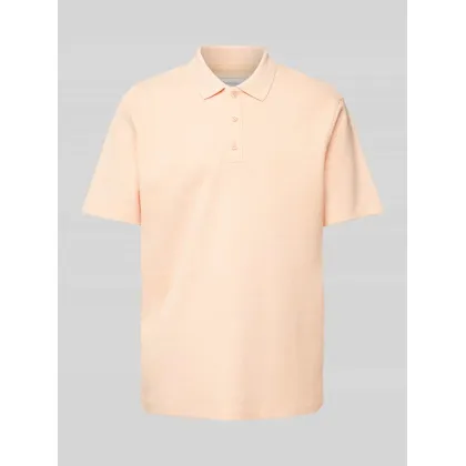 Zdjęcie Koszulka polo o kroju regular fit z krótką listwą guzikową