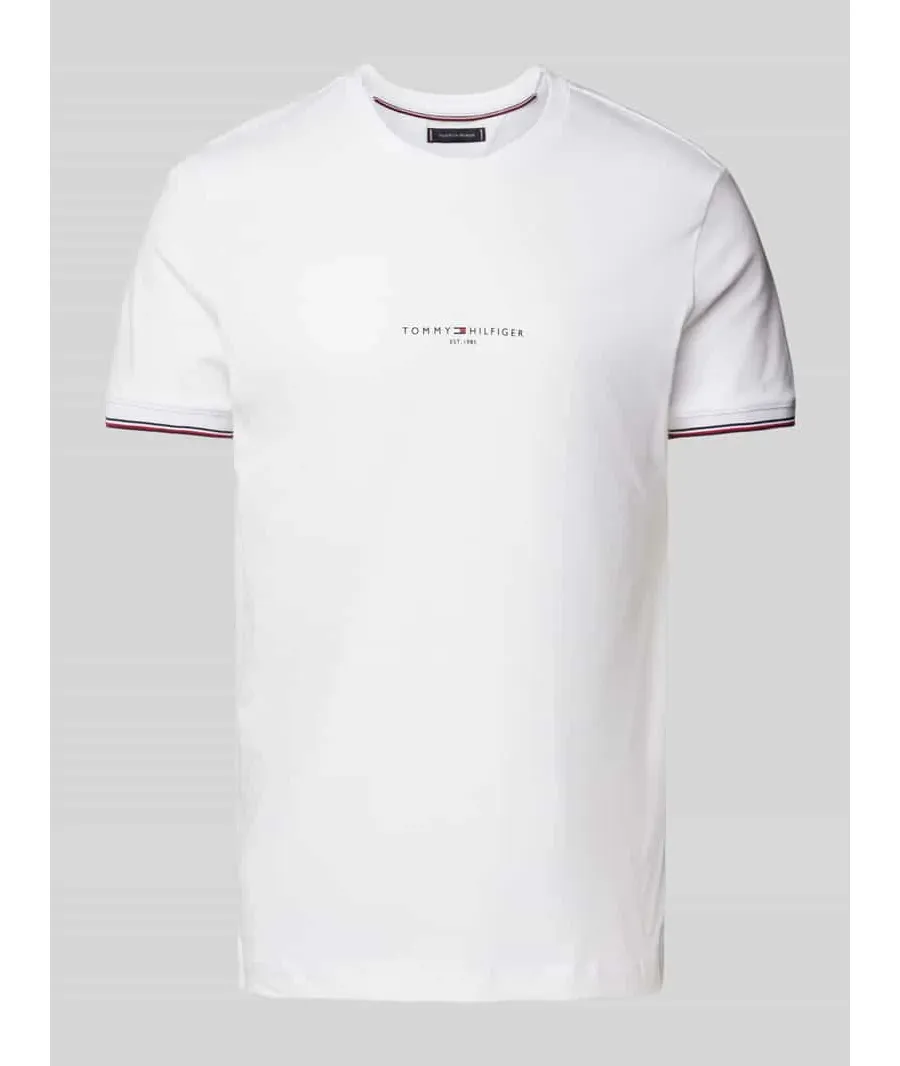 obrazek 1 Tommy Hilfiger T-Shirt Logo MW0MW32584 Biały Regular Fit