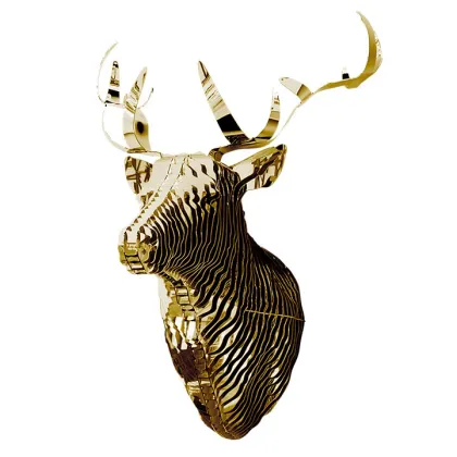 Zdjęcie Ekskluzywna rzeźba Jelenia na ścianę