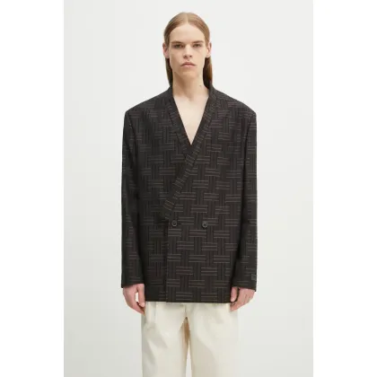 Zdjęcie Kenzo marynarka wełniana męska kolor brązowy FF55VE1309JT.90