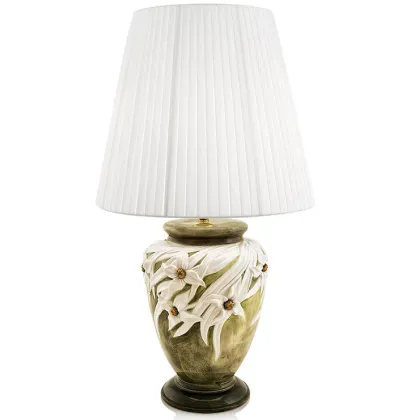 Zdjęcie Dekoracyjna ceramiczna lampa do sypialni