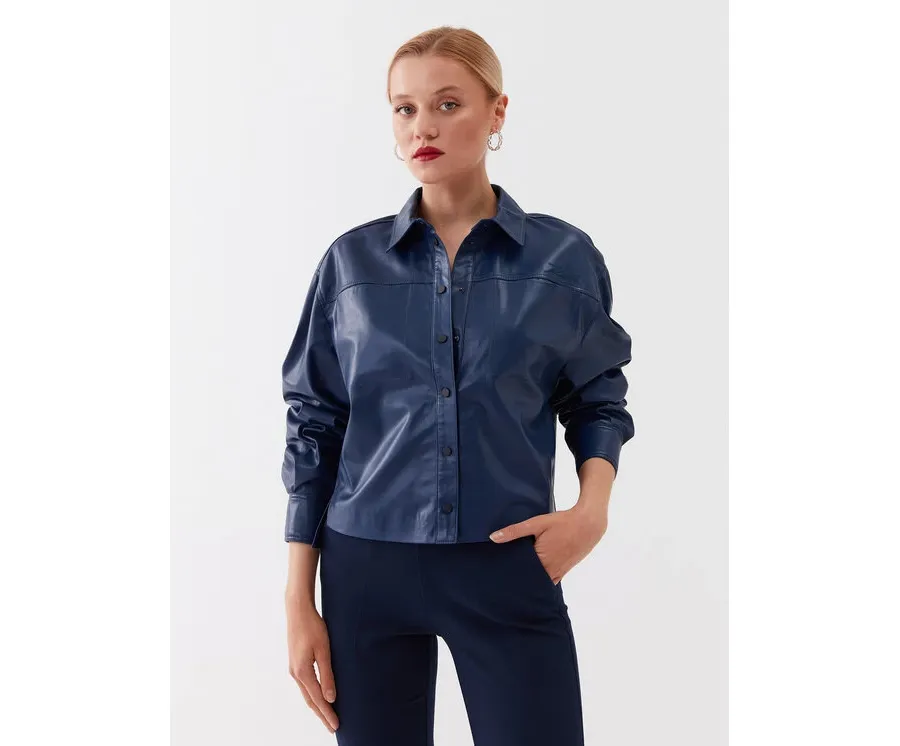 obrazek 1 KARL LAGERFELD Koszula 230W1607 Niebieski Regular Fit