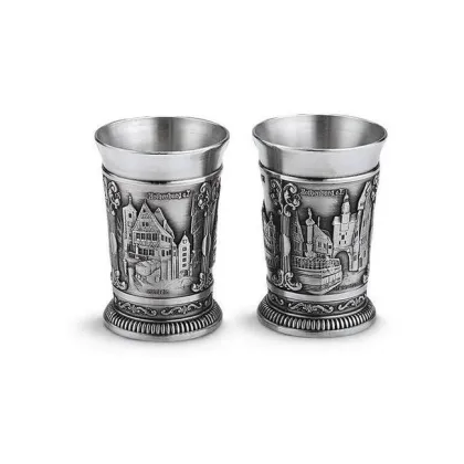 Zdjęcie Upominkowy zestaw 2 kieliszków do wódki