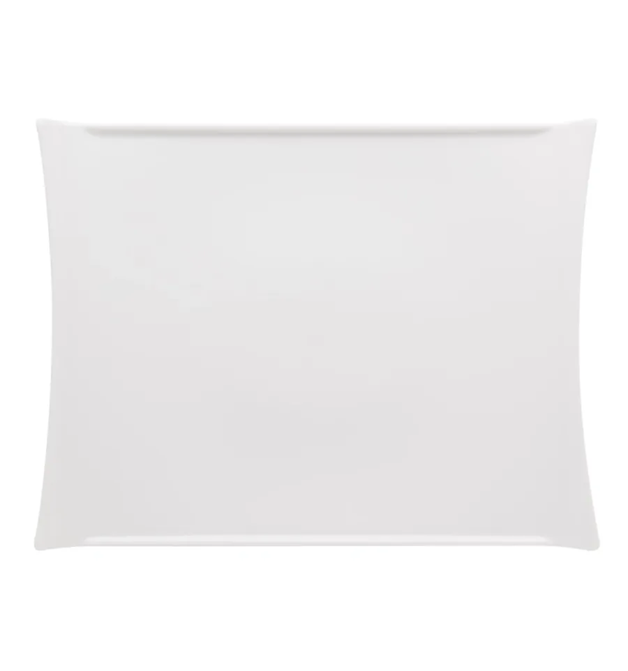 picture 1 Porcelain 33 × 25 cm dinner plate from the unique Buffet White collection - Vista Alegre